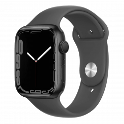 Apple Watch 7 black refurbished - used, post-lease Apple smartwatch refurbished