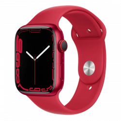 Apple Watch 7 czerwony odnowiony - używany, poleasingowy smartwatch Apple refurbished