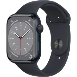 Apple Watch 8 czarny odnowiony - używany refurbished smartwatch Apple powystawowy/poleasingowy