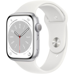 Apple Watch 8 srebrny odnowiony - uÅ¼ywany refurbished smartwatch Apple powystawowy/poleasingowy