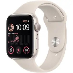 Apple Watch SE 2 złoty odnowiony - używany refurbished smartwatch Apple powystawowy/poleasingowy