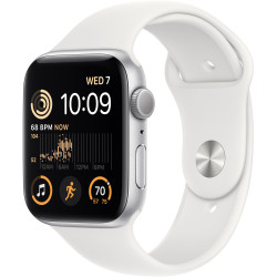 Apple Watch SE 2 srebrny odnowiony - używany refurbished smartwatch Apple powystawowy/poleasingowy