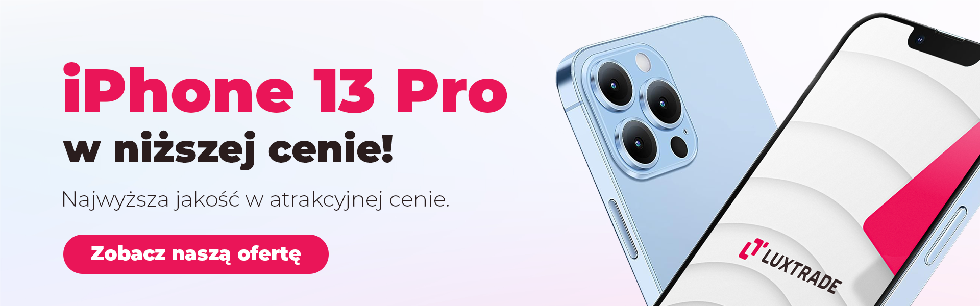Baner iPhone 13 Pro w niższej cenie