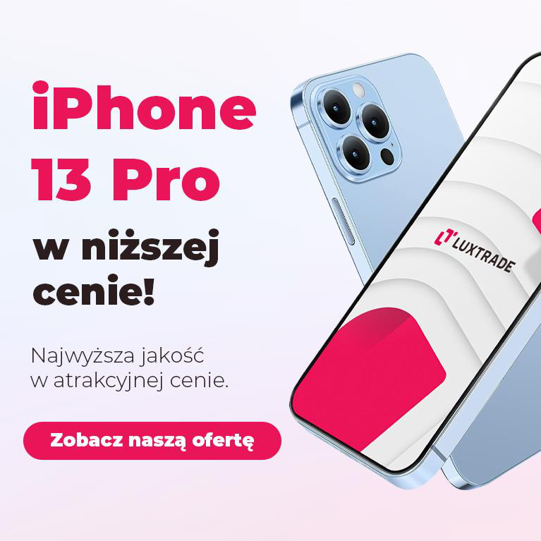 Baner iPhone 13 Pro w niższej cenie